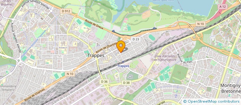 localisation de l'entreprise SARL ECM  TRAPPES