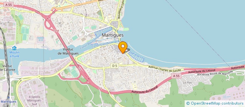 localisation de l'entreprise SARL ECO BAT  MARTIGUES