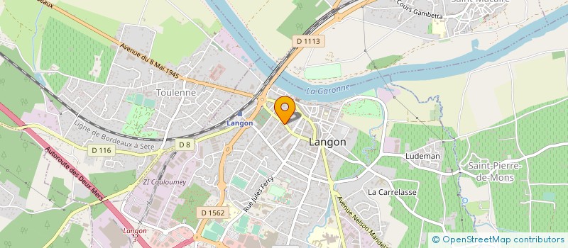 localisation de l'entreprise SARL ECO-CONFIANCE TRAITEMENTS TERMITES ET CAPRICORNES à LANGON