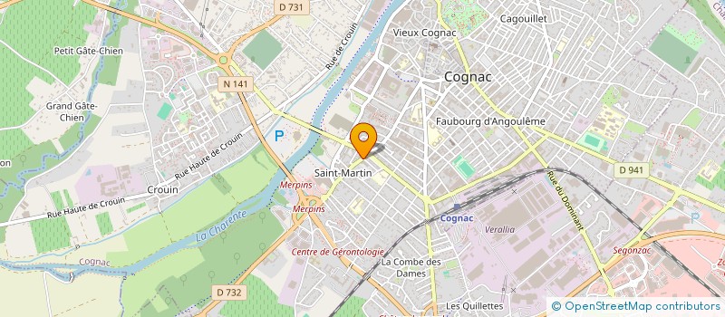 localisation de l'entreprise SARL ECO ENERGIE CONCEPT à COGNAC