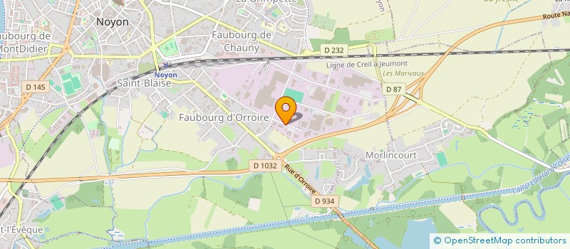localisation de l'entreprise SARL ECO FLEXIBLE à NOYON
