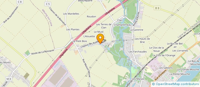 localisation de l'entreprise SARL ECO-SYSTEMES D.L. à MEUNG-SUR-LOIRE