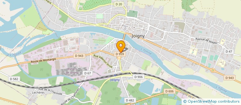 localisation de l'entreprise SARL ECOLE DE CONDUITE GAMBETTA V.B. à JOIGNY
