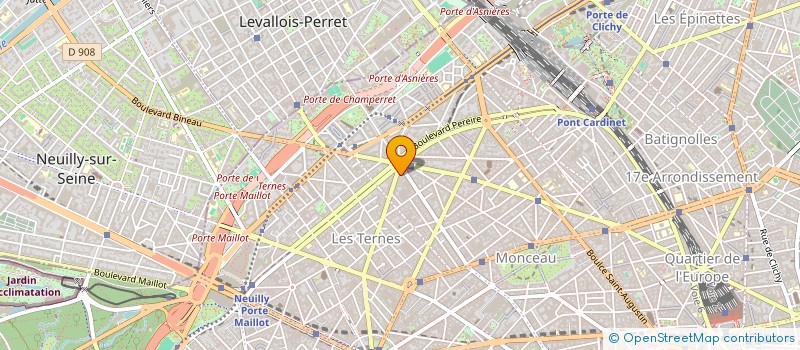localisation de l'entreprise SARL ECOLE DE CONDUITE PARIS 17 à PARIS