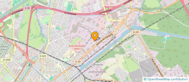 localisation de l'entreprise SARL ECOLE DE DANS MARC FABRICI  ILLZACH