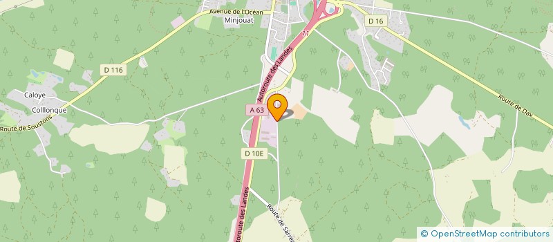 localisation de l'entreprise SARL ECOMARENSIN  MAGESCQ