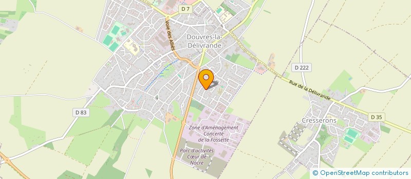 localisation de l'entreprise SARL ECONERGY à DOUVRES-LA-DELIVRANDE