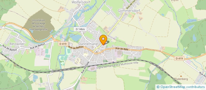 localisation de l'entreprise SARL ECOTERRE ALSACE à GOMMERSDORF