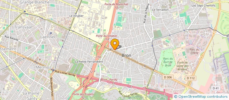 localisation de l'entreprise SARL ECOTEX à BRON