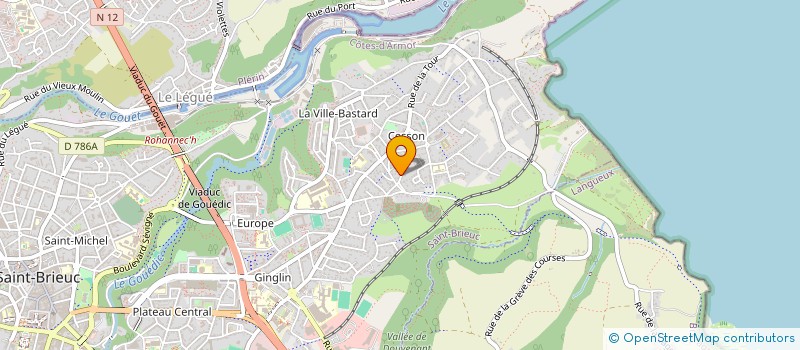 localisation de l'entreprise SARL ECOUBLET à SAINT-BRIEUC