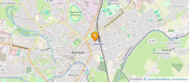 localisation de l'entreprise SARL ECP CONFORT à ALENCON