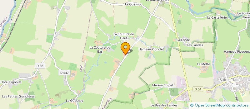 localisation de l'entreprise SARL ECURIE D'ELLE à MOON-SUR-ELLE