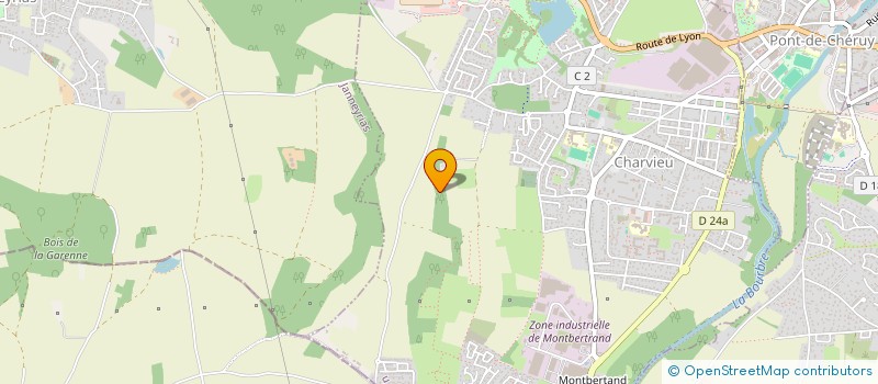 localisation de l'entreprise SARL ECURIE DU PETIT PRINCE  CHARVIEU-CHAVAGNEUX