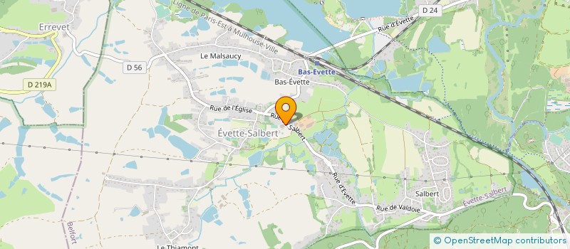 localisation de l'entreprise SARL ECURIE MELODIE PETIOT à EVETTE-SALBERT