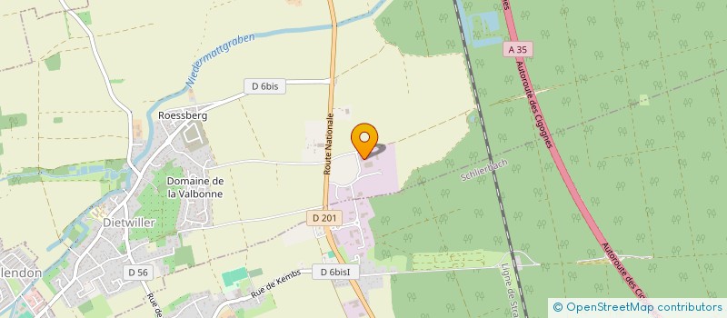 localisation de l'entreprise SARL ECURIES DHC  DIETWILLER