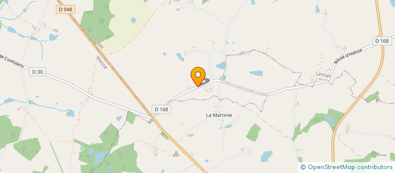 localisation de l'entreprise SARL ECURIES DU DOMAINE DE FO à LESSAC