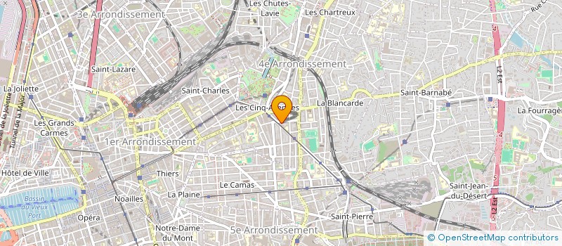 localisation de l'entreprise SARL ED2 CONSEILS  MARSEILLE
