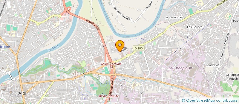 localisation de l'entreprise SARL EDEC 81 à ALBI