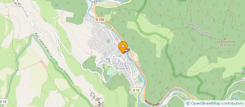 localisation de l'entreprise SARL EDEL  FLORAC TROIS RIVIERES