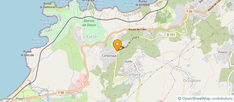 localisation de l'entreprise SARL EDEN à L'ILE ROUSSE