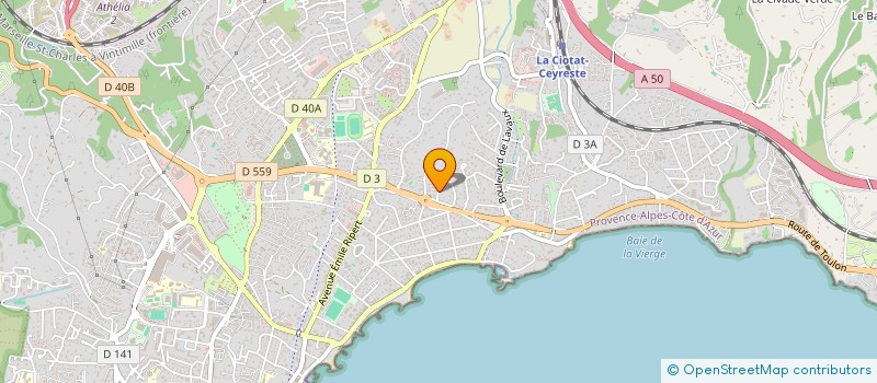 localisation de l'entreprise SARL EDEN AUTOMOBILE à LA CIOTAT