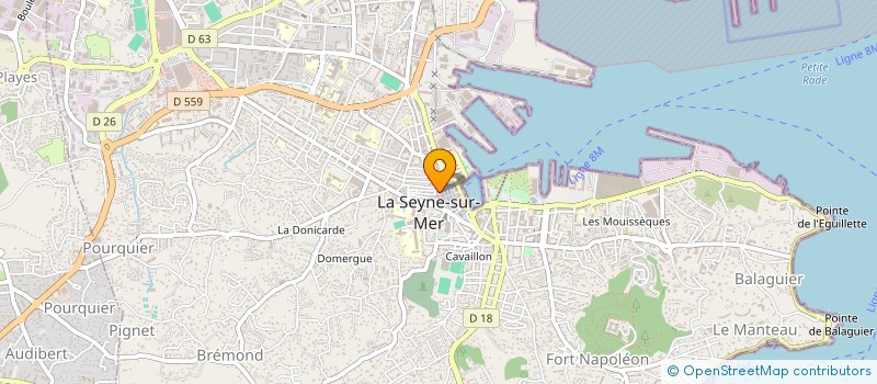localisation de l'entreprise SARL EDENA à LA SEYNE-SUR-MER