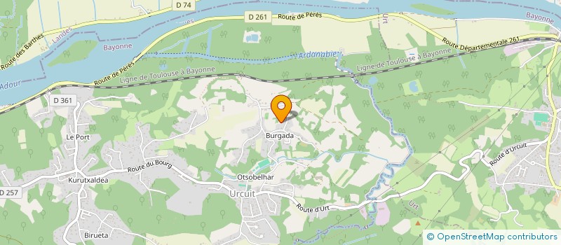 localisation de l'entreprise SARL EDENEA  URCUIT