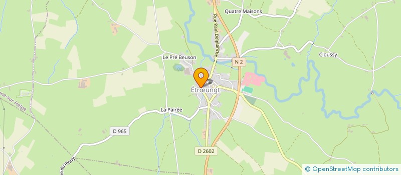 localisation de l'entreprise SARL EDENER  ETRUNGT