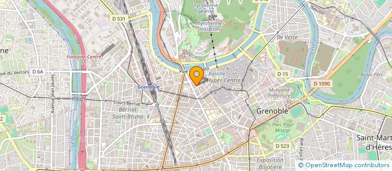 localisation de l'entreprise SARL EDG à GRENOBLE