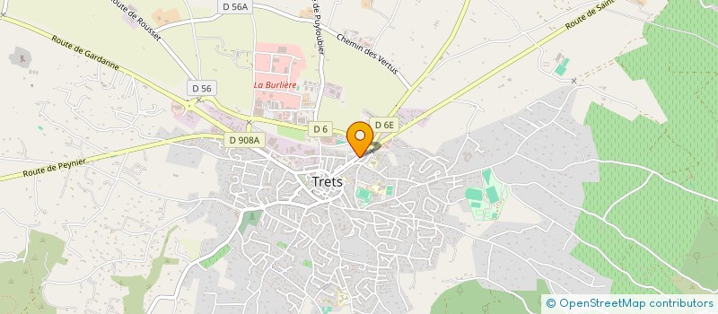 localisation de l'entreprise SARL EDGAR à TRETS