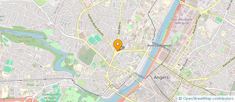 localisation de l'entreprise SARL EDIFICIO SCES à ANGERS