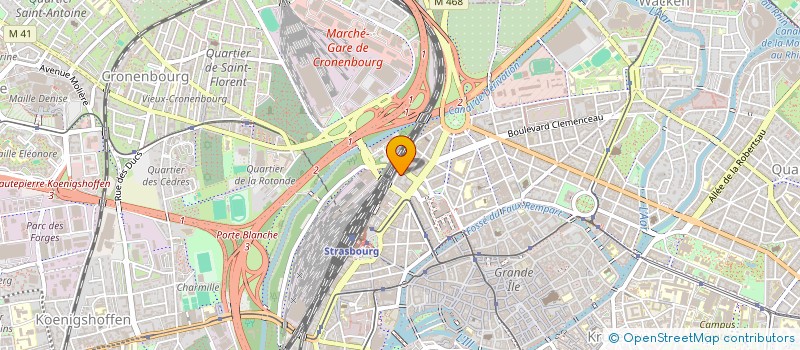 localisation de l'entreprise SARL EDIFIPIERRE EXPLOITATION à STRASBOURG