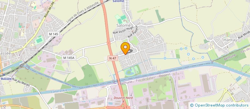 localisation de l'entreprise SARL EDIFIS  WAVRIN