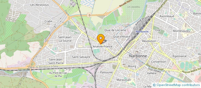 localisation de l'entreprise SARL EDITION CAMELEON à NARBONNE