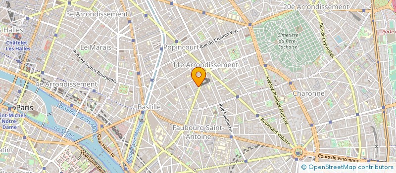 localisation de l'entreprise SARL EDITIONS DE L ECLAT  PARIS