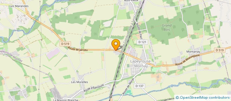 localisation de l'entreprise SARL EDITIONS DE LA VALLOIRE à LAPEYROUSE-MORNAY