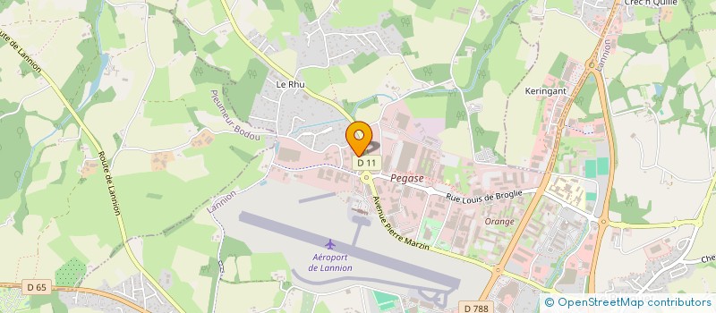 localisation de l'entreprise SARL EDITIONS PLUME INTERNATIONALE à LANNION