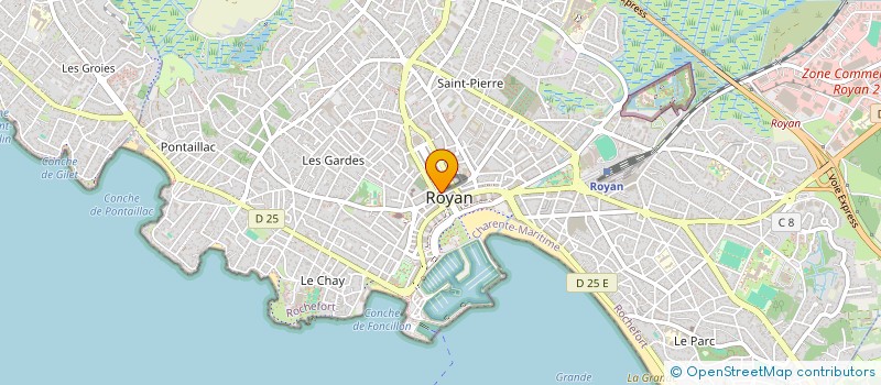 localisation de l'entreprise SARL EDLC à ROYAN
