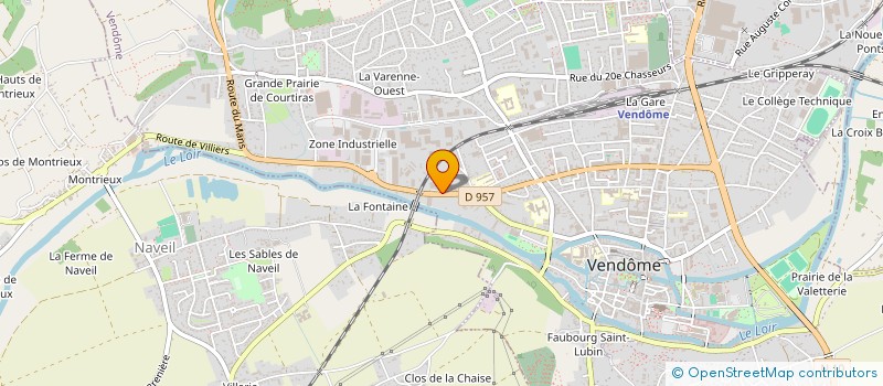 localisation de l'entreprise SARL EDM 41  VENDOME