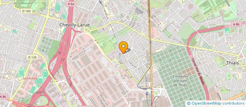 localisation de l'entreprise SARL EDP ENTREPRISE DELTA PLUS  CHEVILLY-LARUE