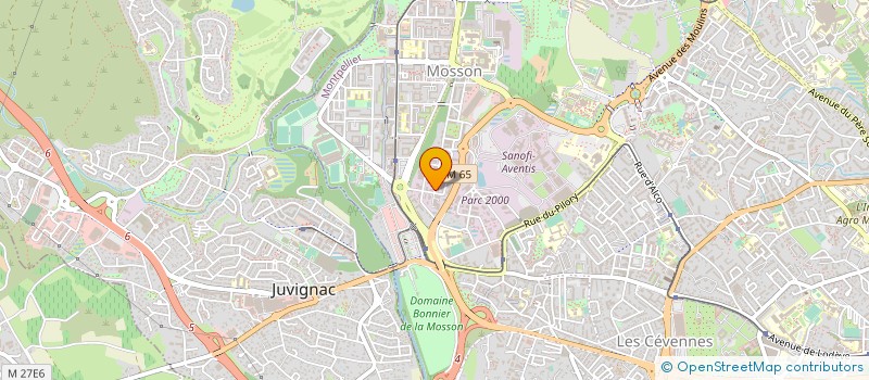 localisation de l'entreprise SARL EDS EXPERTISE COMPTABLE à MONTPELLIER