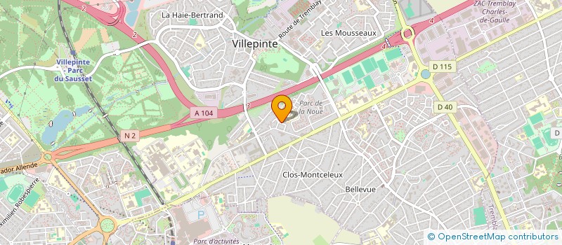 localisation de l'entreprise SARL EDT à VILLEPINTE