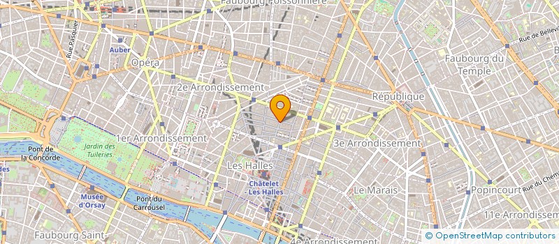 localisation de l'entreprise SARL EFC2 STREAK X à PARIS