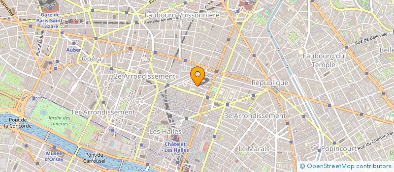 localisation de l'entreprise SARL EFE à PARIS