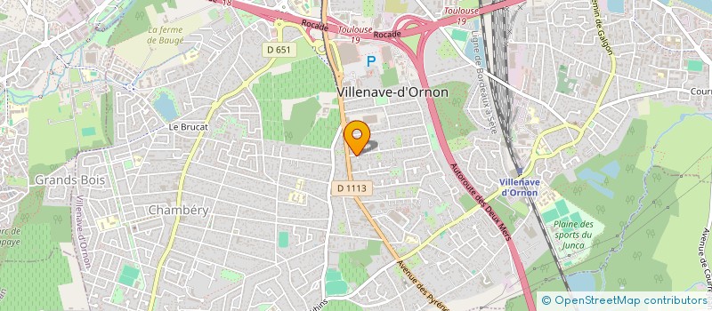 localisation de l'entreprise SARL EFEBAT à VILLENAVE-D'ORNON