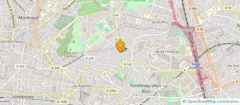 localisation de l'entreprise SARL EFFETS FILMS à FONTENAY-SOUS-BOIS