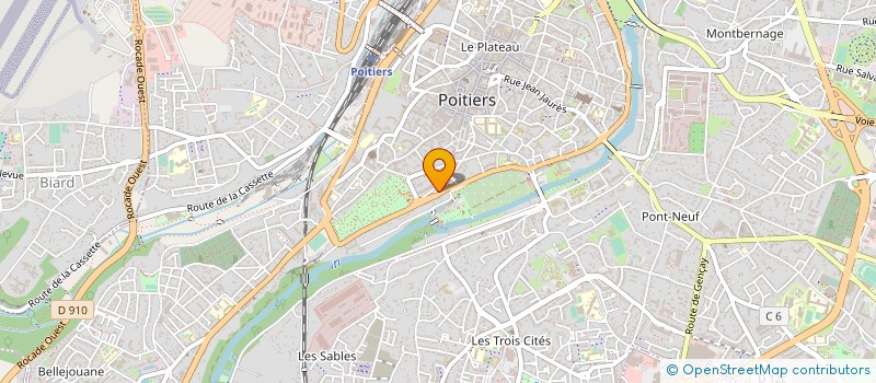 localisation de l'entreprise SARL EFFILIOS à POITIERS