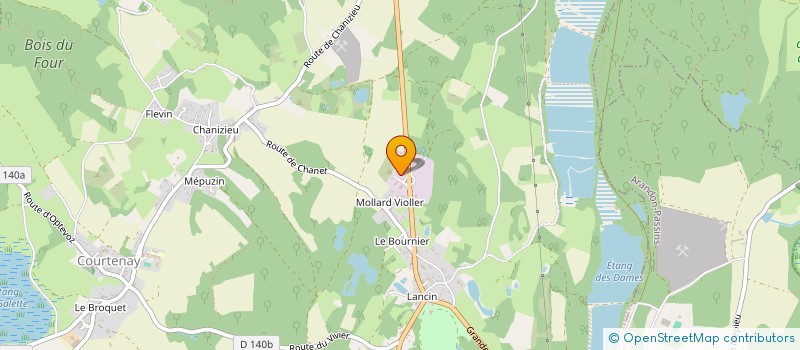 localisation de l'entreprise SARL EGCF  MORESTEL