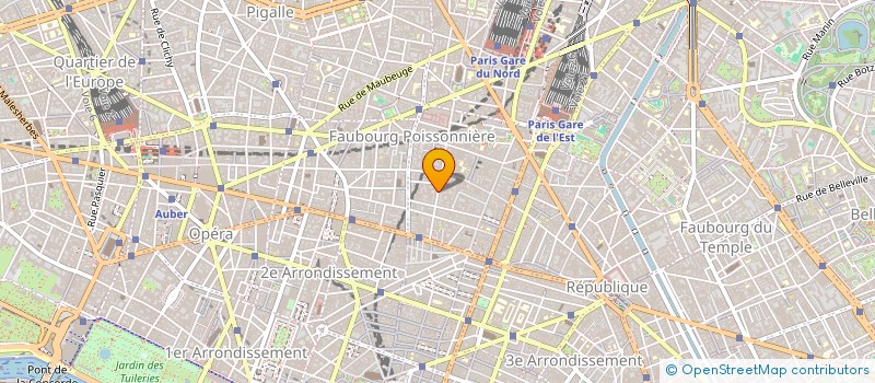 localisation de l'entreprise SARL EGE à PARIS
