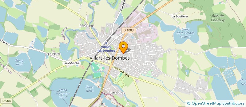 localisation de l'entreprise SARL EGE à VILLARS-LES-DOMBES
